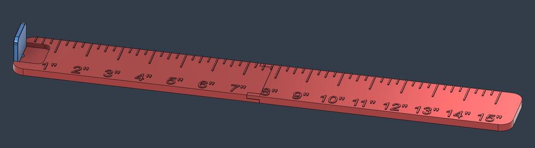 15" Fish Ruler