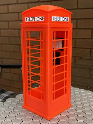 British phone box