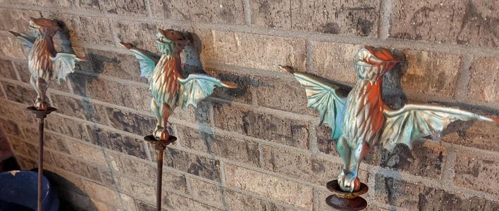 Disney Haunted Mansion bat stanchion topper