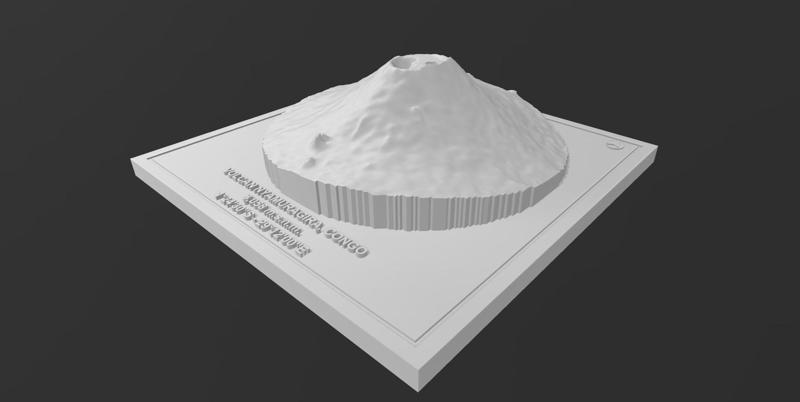 PLUME PLATE - Nyamuragira Volcano - Republic of Congo - Volcanoes of the World - CHRISTMAS - GIFTS