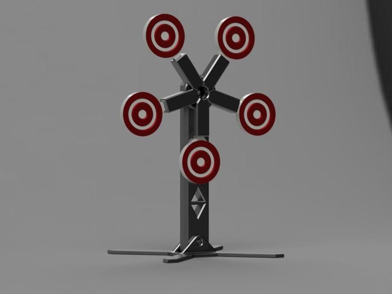 Texas Star Nerf Target Stand