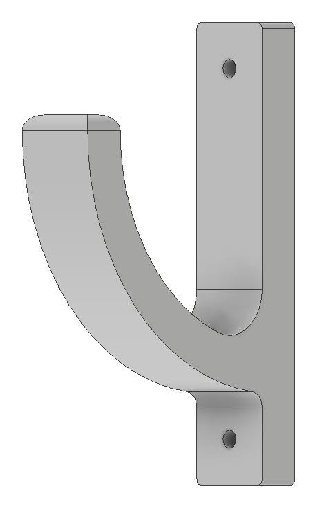 Simple helmet holder