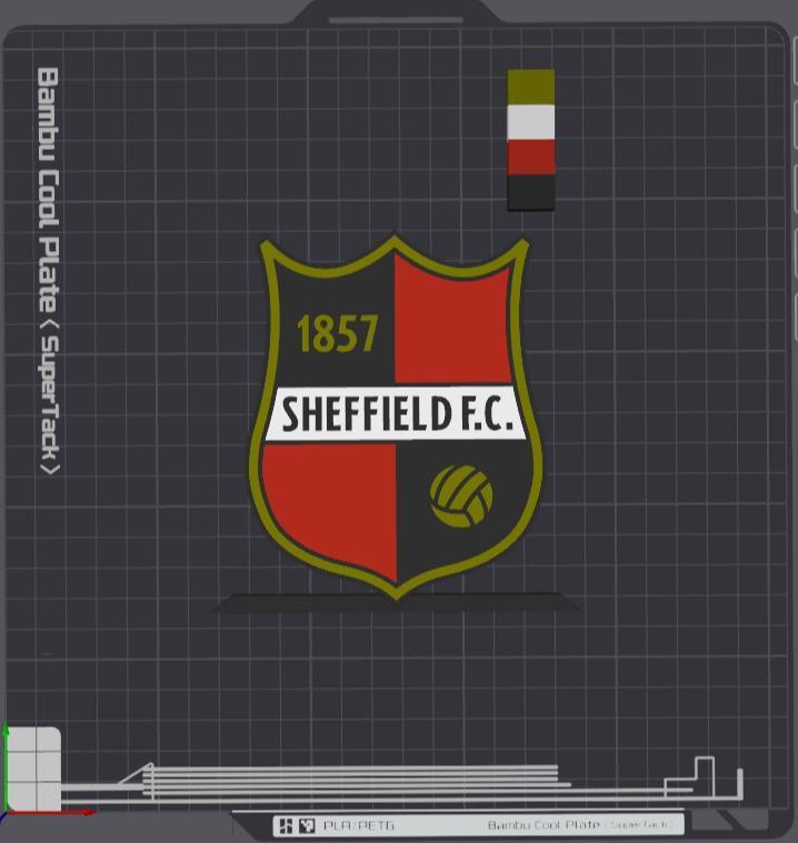 Sheffield FC Table Stand