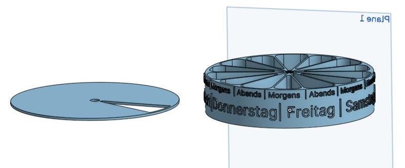Pillen Dose Karussell