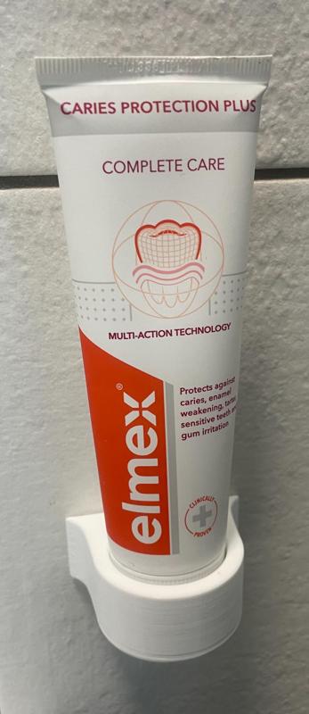 Toothpaste holder (Elmex and other 35 mm toothpastes)