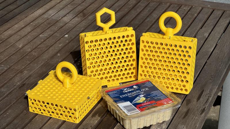 Bird feeder - suet fat block multiuse cage - Energyblock (UPDATE - new Size)