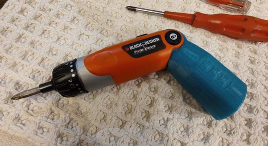 BLACK & DECKER Pivot Driver 9078 handle/battery cover