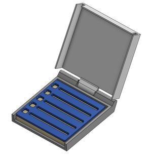 Sticky Note Stencil and Storage Box