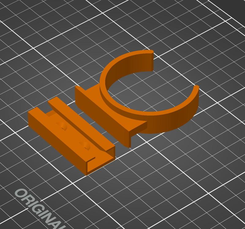 Držák soklu k noze průměru 50 mm