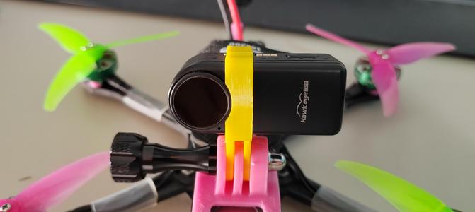 Hawkeye Thumb 2 bracket with GoPro mount