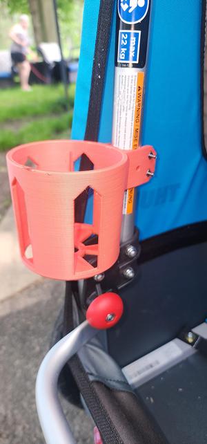 Cup Holder for Thule Stroller/Bicycle Trailer