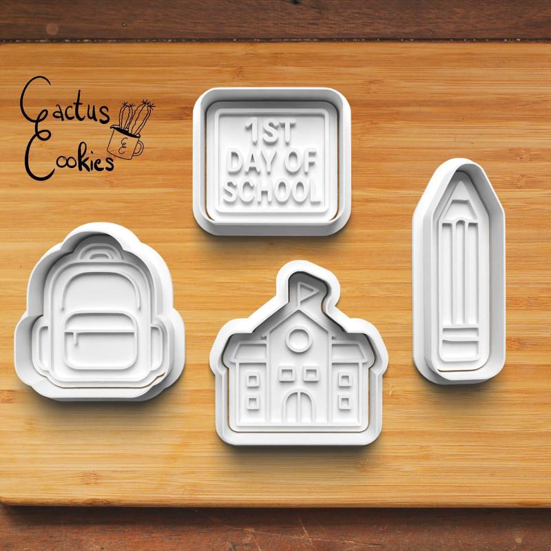 1st Day of school Cookie Cutter set 0845