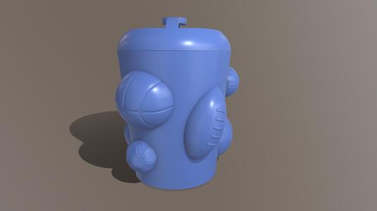 Balls pen cup