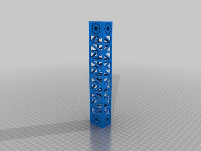 Strutted Z-Beam - tetrahedrons