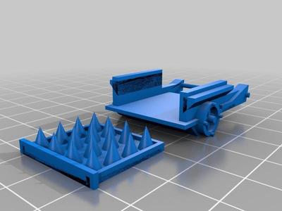 Asian War cart Gate Blocker