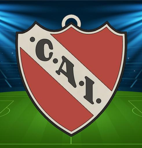 Argentine soccer keychain Independiente