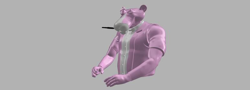 Bruce Pinkther Upgrade for 3D SETS Family - Ann & Bruce