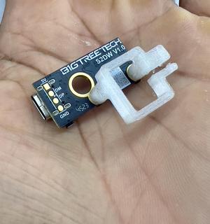 S2WD SENSOR bambu lab style extruder temp adapter for input shaper