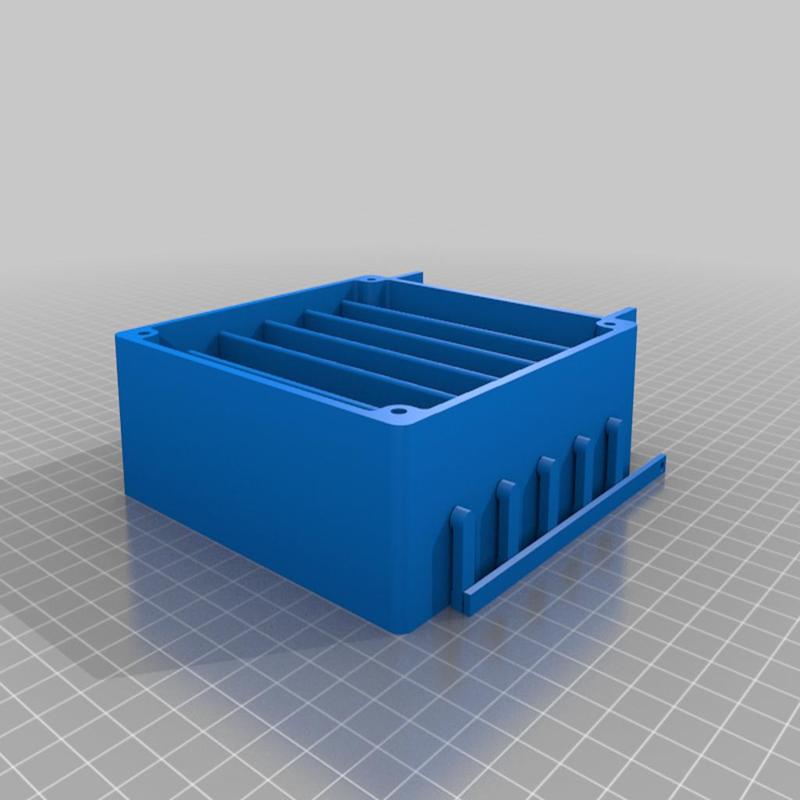 Multilouvre damper 120mm (print in place)