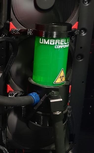 EKWB D5 pump res 140mm fan mounts