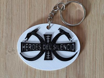 Heroes del Silencio Keychain