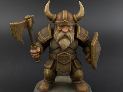 Miniature Medieval Warrior