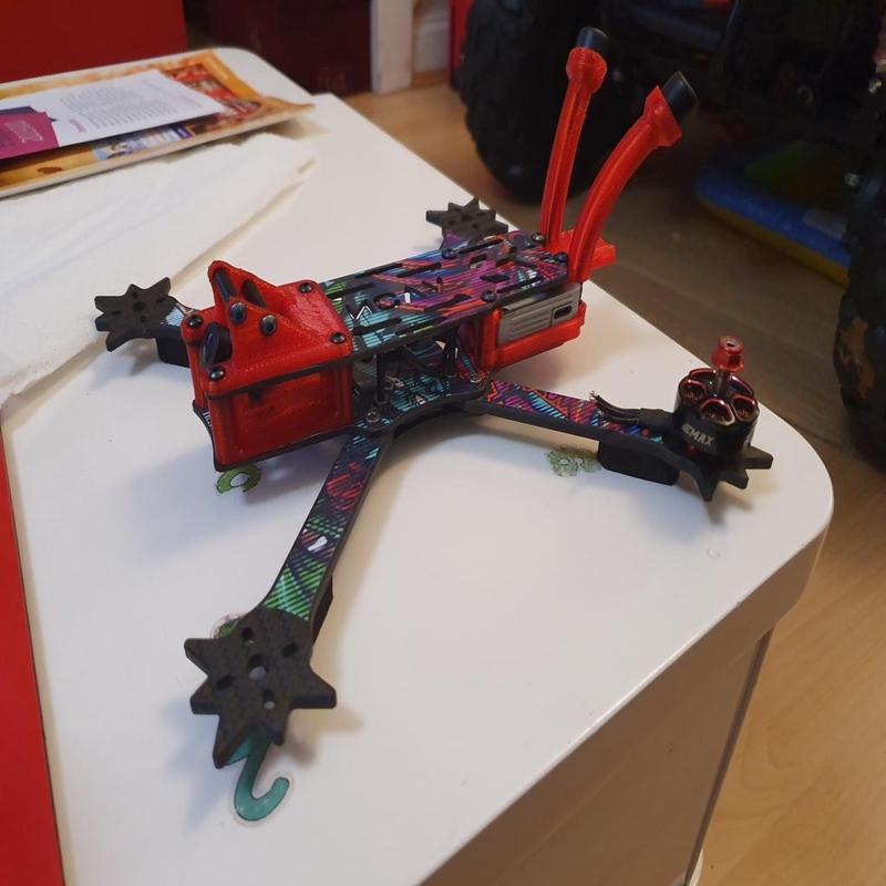 dji digital fpv air unit mount for skitzo nova frame