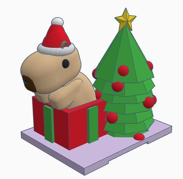 Christmas Capybara