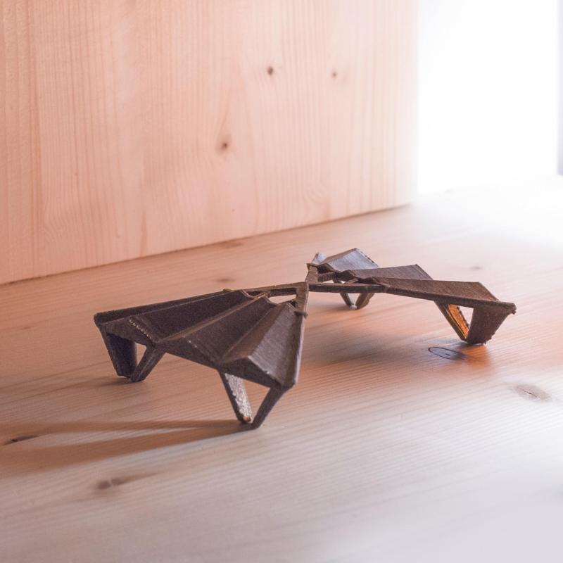 Modernist architecture masterpiece, concrete structure of station shelter H0/other scales