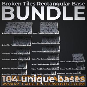 Broken Tiles Rectangular Base Bundle