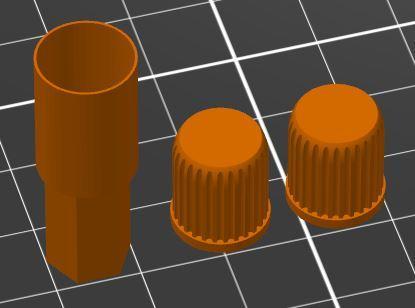 Ventilkappe Schraderventil mit Werkzeug/ Schrader valve cap with tool