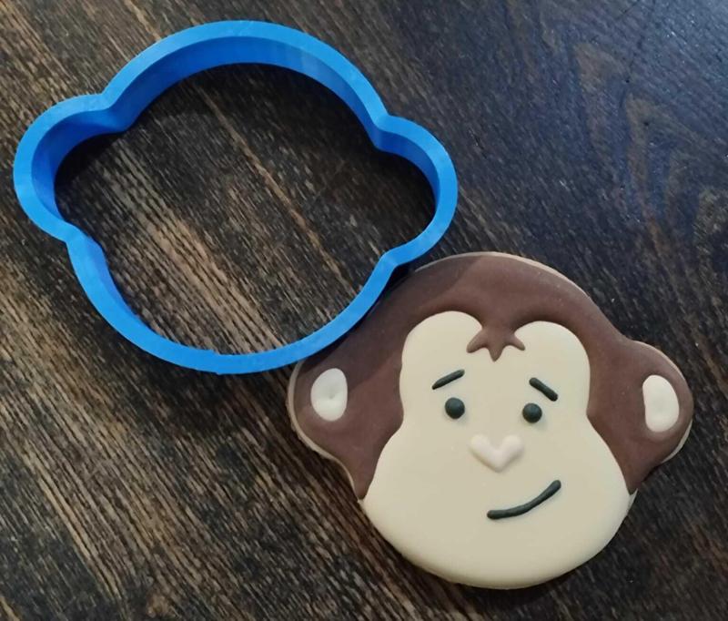 Monkey Head - Cookie Cutter