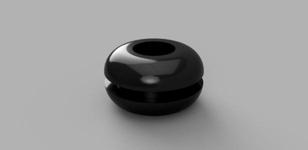 Gummidämpfer für T3 Ohren Aufnahme