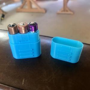 AA & AAA Battery Storage Case