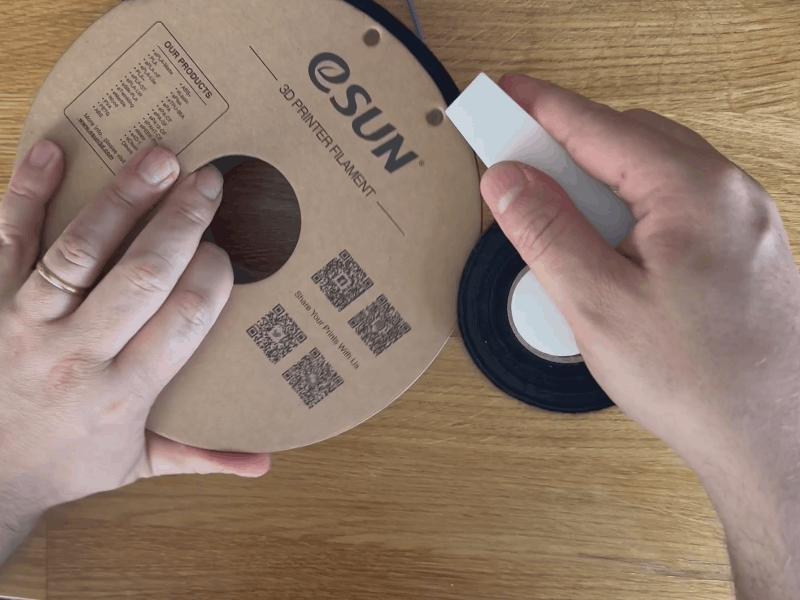 Spool Tape Guide - Cover Carbdboard Edges For AMS