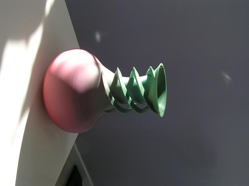 Watertight modern spiral vase