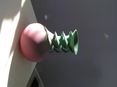 Watertight modern spiral vase