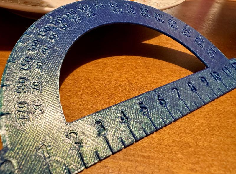 Protractor 180 degrees (Metric)