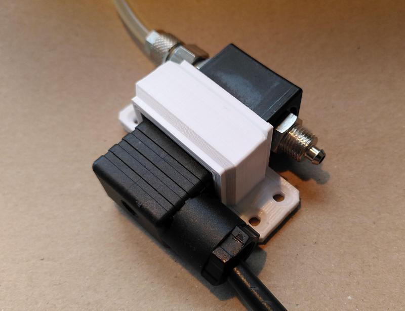 clip for CO2 solenoid valve