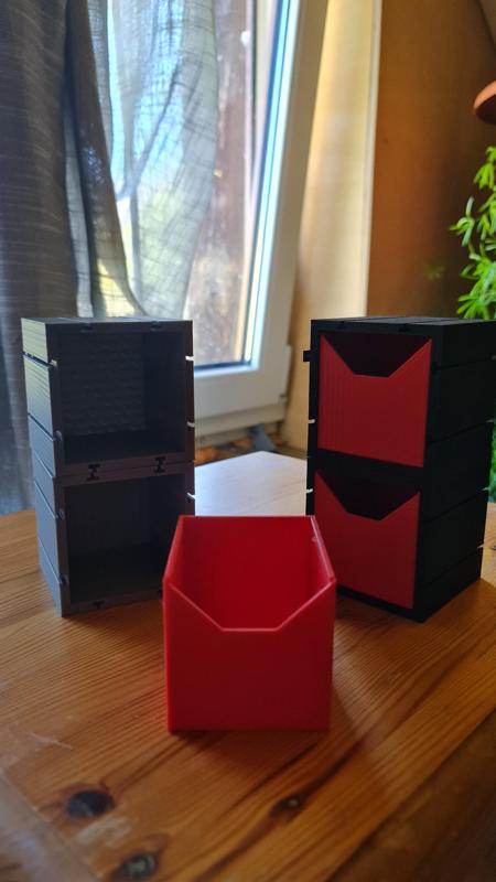 Stackable Cube Storage