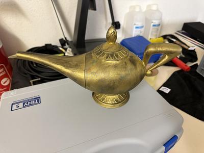 Genie's Lamp with fog machine