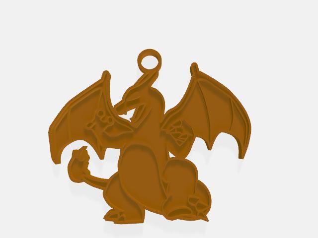 Charizard Keychain or Necklace