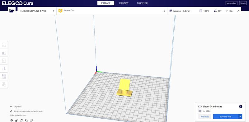 Es ist ein ersatz für die Solarlampe