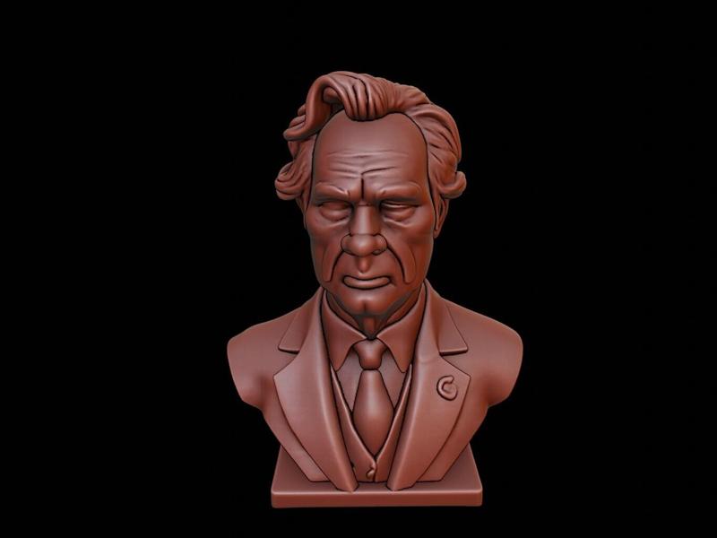 Richard Feynman Bust