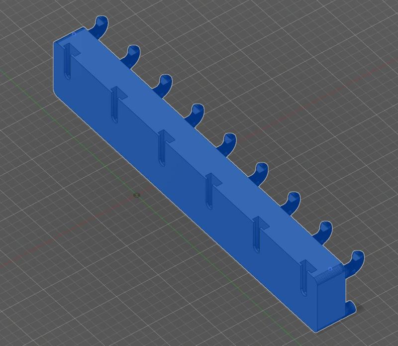 Keyslot (Kupper) Pegboard to Standard Pegboard Adapter