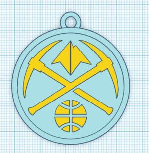 Denver Nuggets Keychain