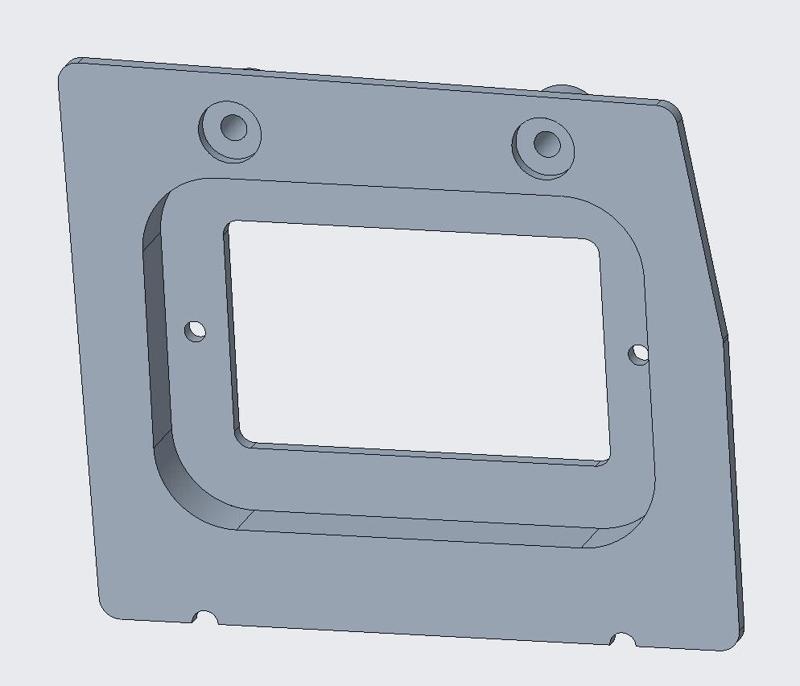 Polaris General AuxBeam BC60 Mount Plate
