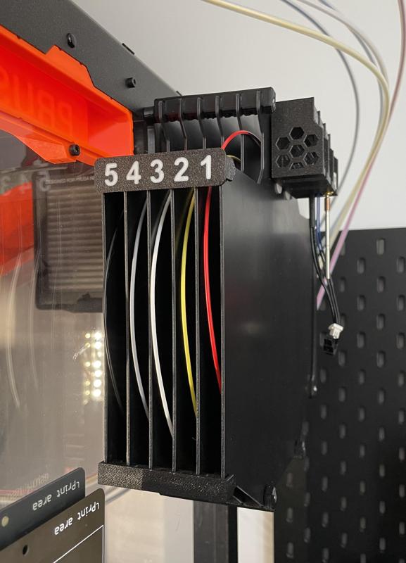 MMU3 Numbered Plate Holder