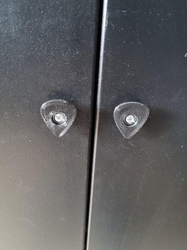 Door/Drawer Handle - guitar pick