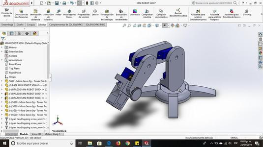 MINI SERVO ROBOT SG90